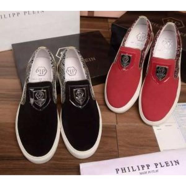 2026春夏 SALE!今季 PHILIPP PLEIN フィリッププレイン フラットシューズ 2色可選