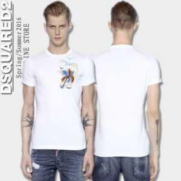 最旬アイテム 2025春夏 ディースクエアード DSQUARED2 半袖Tシャツ 2色可選