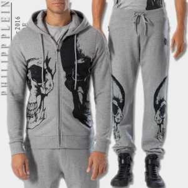 2026春夏  絶大な人気を誇るフィリッププレイン PHILIPP PLEIN ジャージセット 2色可選