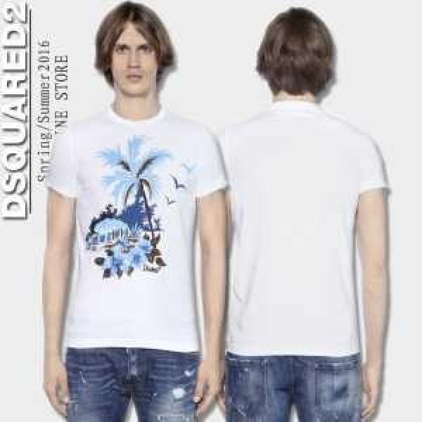 ポップ 2026春夏 DSQUARED2 ディースクエアード 半袖Tシャツ 2色可選