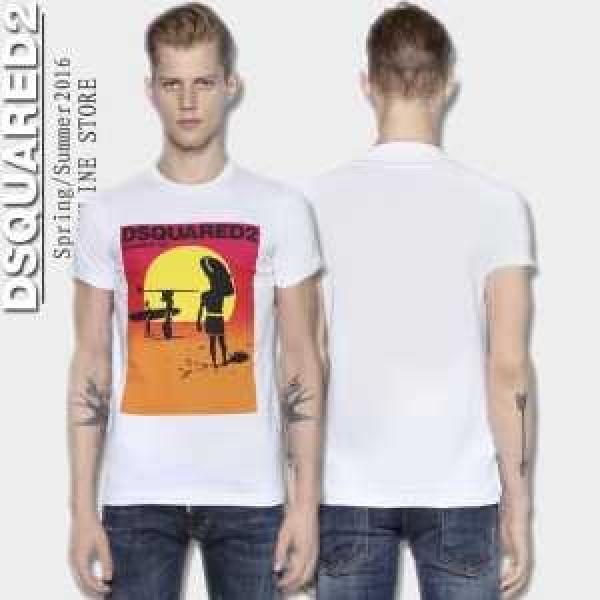 おすすめ/オススメ 2026春夏 DSQUARED2 ディースクエアード 半袖Tシャツ 2色可選