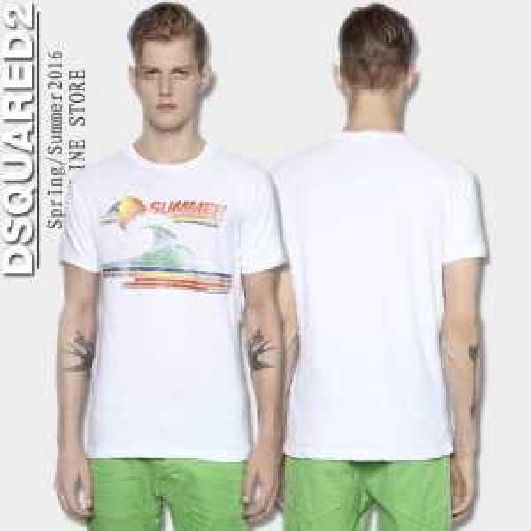 セール中 2026春夏 DSQUARED2 ディースクエアード 半袖 Tシャツ 2色可選