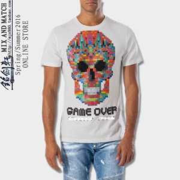 超レア 2026春夏 PHILIPP PLEIN フィリッププレイン 半袖Tシャツ 2色可選