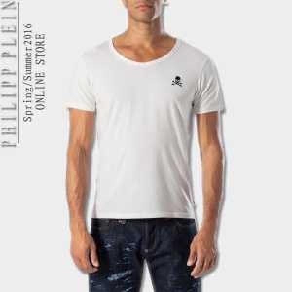 大人気☆NEW!! フィリッププレイン PHILIPP PLEIN 半袖Tシャツ 3色可選