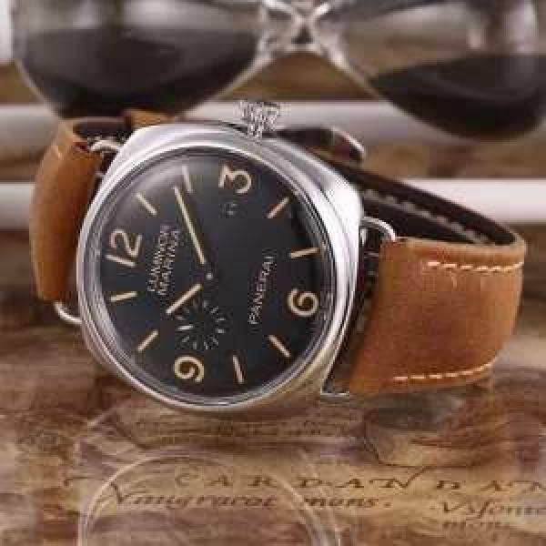上質 大人気！2026  パネライ PANERAI3針クロノグラフ 日付表示 腕時計.211.
