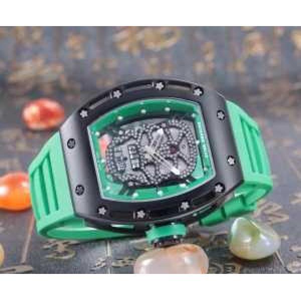 ファッション 人気 2026リシャールミル  RICHARD MILLE 透かし彫りムーブメント 男性用腕時計.180.