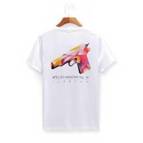 2026 シュプリームSUPREME  スタイルアップ効果 半袖Tシャツ 4色可選 男女兼用
