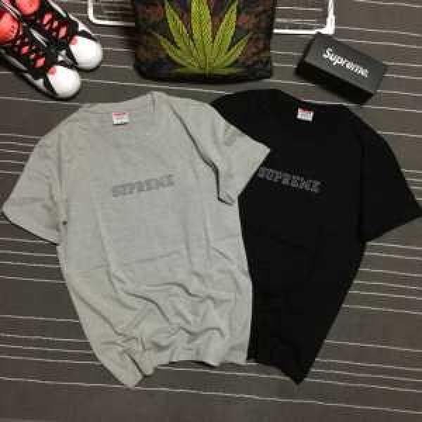 おすすめ/オススメ 2026 シュプリーム SUPREME 半袖Tシャツ 2色可選 男女兼用