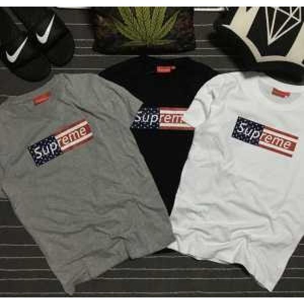 ポップ 2026  シュプリーム SUPREME半袖Tシャツ 男女兼用 3色可選