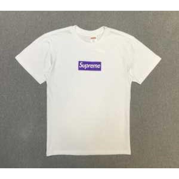 2026 首胸ロゴ  シュプリームSUPREME 半袖Tシャツ 3色可選 男女兼用