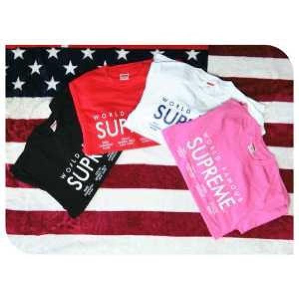 2025 Supreme International tee 人気 ランキング 半袖Tシャツ 4色可選 男女兼用