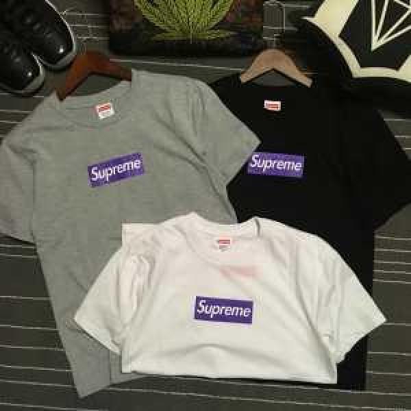 ファッション 人気 2026 シュプリーム  SUPREME半袖Tシャツ 男女兼用 3色可選
