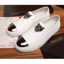 2026 高級感を引き立てる フィリッププレイン PHILIPP PLEIN フラットシューズ