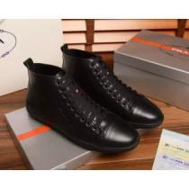 完売品！ 2026春夏 プラダ PRADA ハイトップシューズ 2色可選