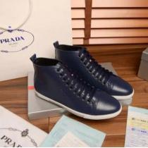 完売品！ 2026春夏 プラダ PRADA ハイトップシューズ 2色可選
