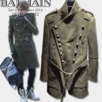 高級感を引き立てるバルマン BALMAIN 抜群の雰囲気が作れる! ダッフルコート