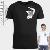 最旬アイテム 2025春夏 ディースクエアード DSQUARED2 半袖Tシャツ 2色可選