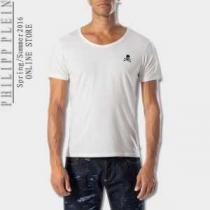 大人気☆NEW!! フィリッププレイン PHILIPP PLEIN 半袖Tシャツ 3色可選