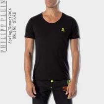 大人気☆NEW!! フィリッププレイン PHILIPP PLEIN 半袖Tシャツ 3色可選