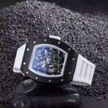 大人気☆NEW!! 2026 RICHARD MILLE リシャールミル 透かし彫りムーブメント 男性用腕時計 2色可選.180.