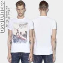 コスパ最高のプライス 2026春夏 DSQUARED2 ディースクエアード 半袖Tシャツ 2色可選