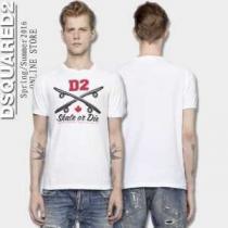 今季セール ディースクエアード DSQUARED2 快適な半袖Tシャツ 2色可選