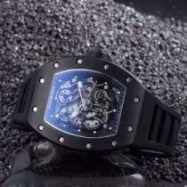 人気 ランキング 2026  リシャールミル RICHARD MILLE 透かし彫りムーブメント 男性用腕時計 3色可選.180.