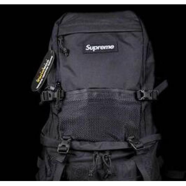  お買い得　Supreme 15FW Contour Backpack コンツアー 収納力も抜群　バックパック ブラック..161.