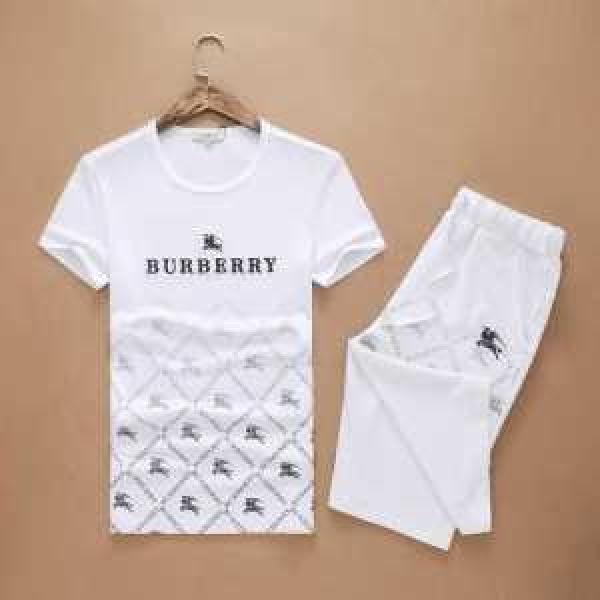 高級感溢れるデザイン 2026春夏 バーバリー BURBERRY 半袖セットアップ 2色可選