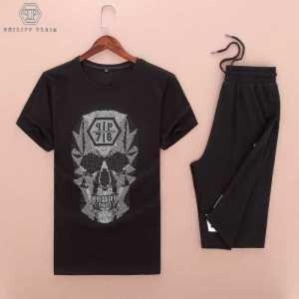 2026春夏 大絶賛の履き心地! フィリッププレイン PHILIPP PLEIN 半袖セットアップ