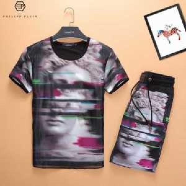 ランキング商品 2026春夏 フィリッププレイン PHILIPP PLEIN 半袖セットアップ