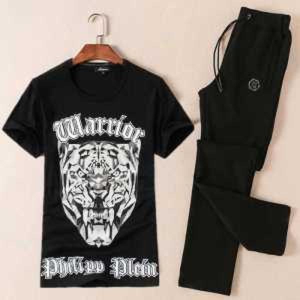 2026春夏 フィリッププレイン PHILIPP PLEIN 半袖セットアップ 2色可選