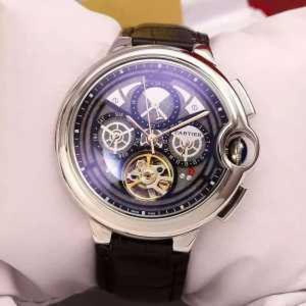 2026 耐久性のあるCARTIER カルティエ 機械式（自動巻き）ムーブメント 男性用腕時計 4色可選.199.