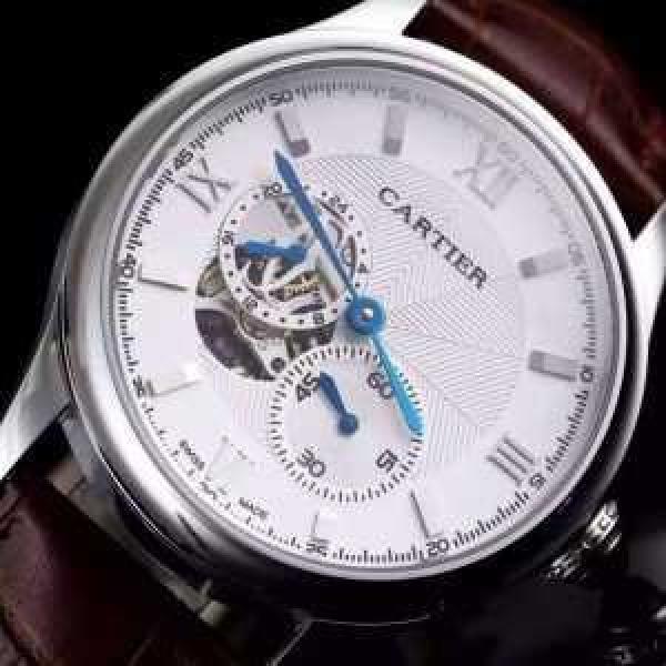 2026 CARTIER カルティエ 高品質 人気  サファイヤクリスタル風防 男性用腕時計 4色可選.199.