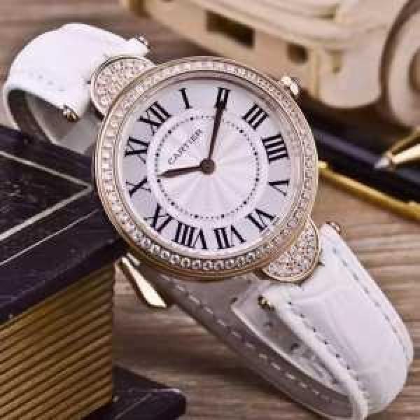 2026 CARTIER カルティエ 存在感のある サファイヤクリスタル風防 スイスムーブメント 女性用腕時計 8色可選.199.