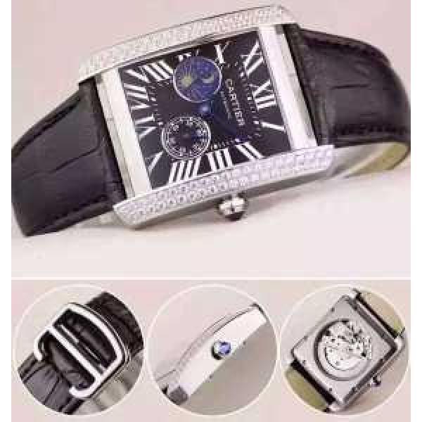 お洒落に魅せる 2026 CARTIER カルティエ 8219ムーブメント男性用腕時計 43mm-34mm 多色選択可.199.