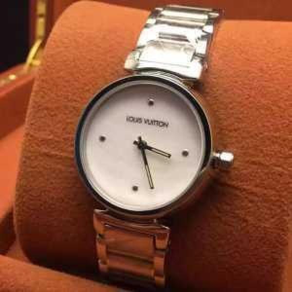入手困難2026 LOUIS VUITTON ルイ ヴィトン 女性用腕時計 36mm サファイヤクリスタル風防.195.