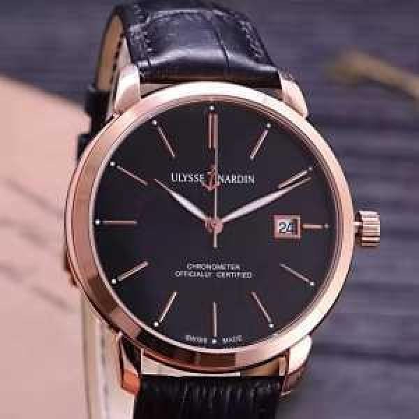 上品な輝きを放つ形2026 ULYSSE NARDIN ユリスナルダン 男性用腕時計 6色可選.183.