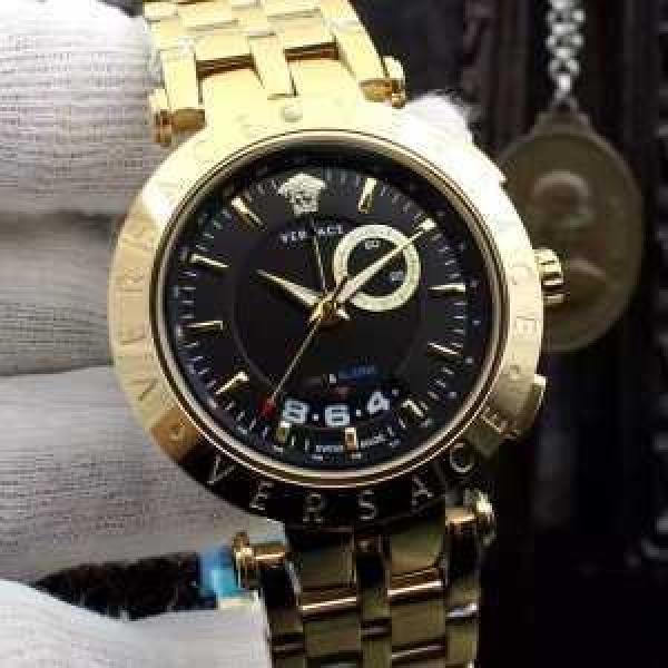 2026 お洒落自在  VERSACE ヴェルサーチ 男性用腕時計 5色可選.216.