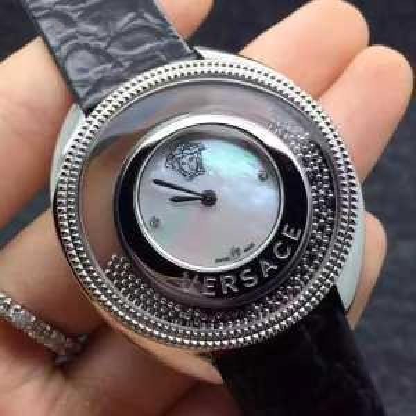 大人キレイに仕立てる  VERSACE ヴェルサーチ 女性用腕時計 9色可選.216.
