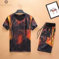 2026春夏 人気ブランド フィリッププレイン PHILIPP PLEIN 半袖セットアップ