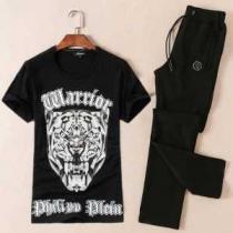 2026春夏 フィリッププレイン PHILIPP PLEIN 半袖セットアップ 2色可選