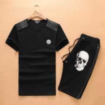 2026春夏 落ち着いた感覚 フィリッププレイン PHILIPP PLEIN 半袖セットアップ