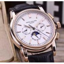 雑誌掲載アイテム 2026 Patek Philippe パテックフィリップ 6針クロノグラフ 男性用腕時計 6色可選.206.