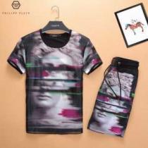 ランキング商品 2026春夏 フィリッププレイン PHILIPP PLEIN 半袖セットアップ