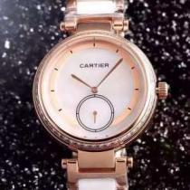 2026 今買い◎得 CARTIER カルティエ 輸入 クオーツ ムーブメント 36mm 女性用腕時計 5色可選.199.