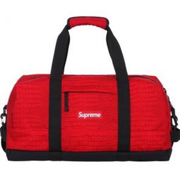 収納力の高いシュプリーム　CROC DUFFLE BAG RED クロックダッフルバッグ　　便利性あるバッグレッド..161.