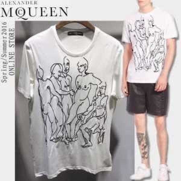2026春夏 ★安心★追跡付 alexander mcqueen アレキサンダー マックイーン 半袖Tシャツ
