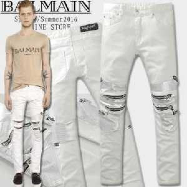 ファション性の高い BALMAIN バルマン 大人気　ジーンズ