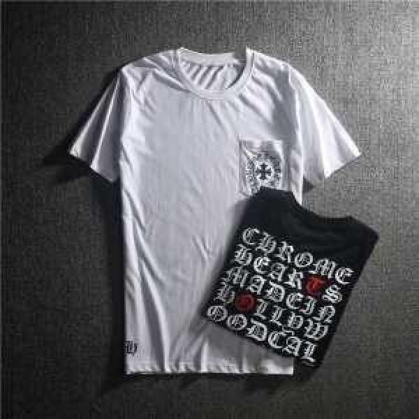 肌触りのいい 2026春夏 クロムハーツ CHROME HEARTS 半袖Tシャツ 男女兼用 2色可選